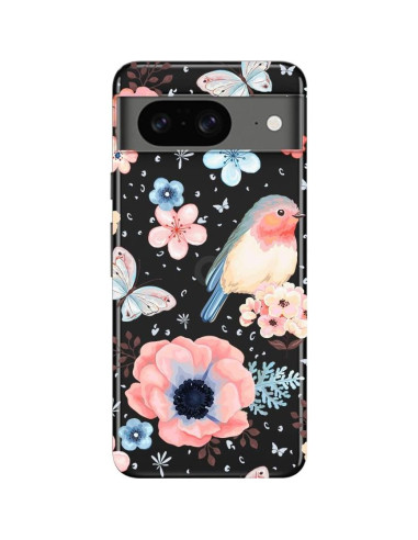 Funda Blingy's para Google Pixel 8 - TPU Transparente 6.2" Floral
