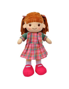 Muñeca de Trapo Interactiva Linzy Toys Aissa 40.64 cm Cuadros