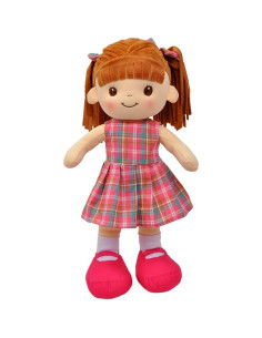 Muñeca de Trapo Interactiva Linzy Toys Aissa 40.64 cm Cuadros 2