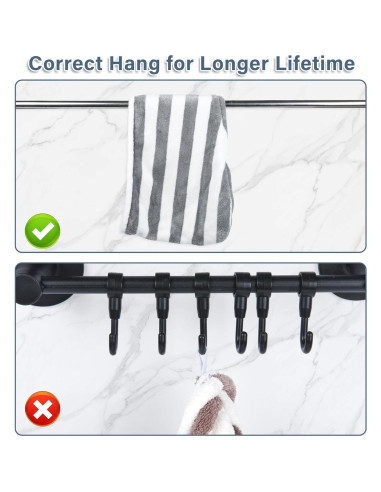 Toalla de Microfibra para el Cabello YiRayon 2 Piezas Secado Rápido