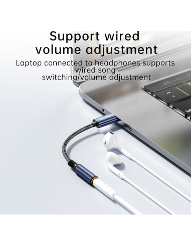 Adaptador de Auriculares Biaze Lightning a 3.5mm para iPhone