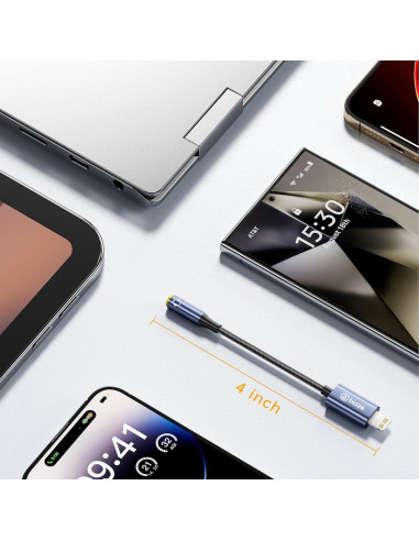 Adaptador de Auriculares Biaze Lightning a 3.5mm para iPhone