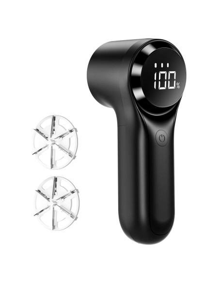 Afeitadora de Telas Buywoo BYO-Q20 Negra 6 Cuchillas LED