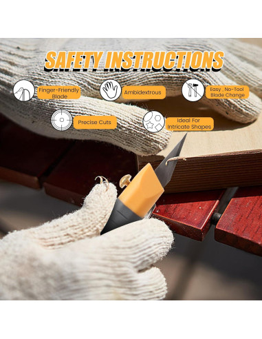 Conjunto de cuchillos de precisión MulWark 32 piezas