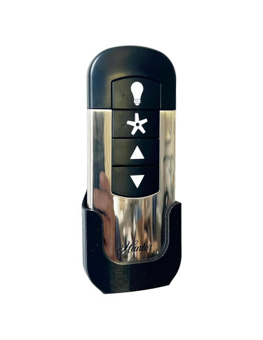 Soporte de Pared para Control Remoto Ventilador Hunter Negro