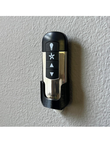 Soporte de Pared para Control Remoto Ventilador Hunter Negro