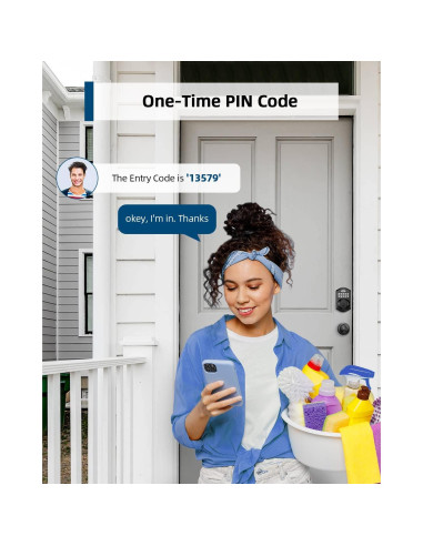 Cerradura Electrónica TEEHO TE001K Sin Llave con Teclado