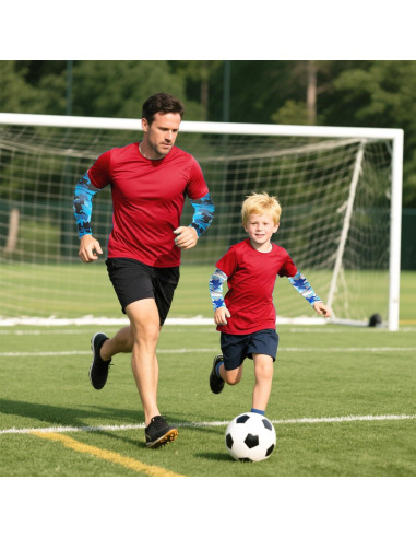 10 Pares Mangas de Protección Solar UV Unisex - Hielo de Seda