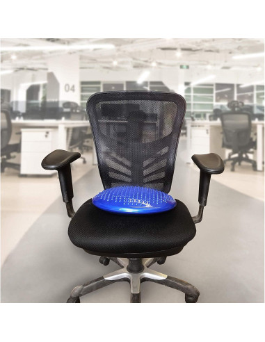 Cojín de Inestabilidad Bintiva 37cm Azul para Ejercicio