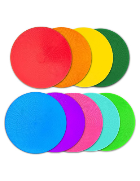 Marcadores de Agilidad PIKZH 18 Piezas 22.86 cm Antideslizantes