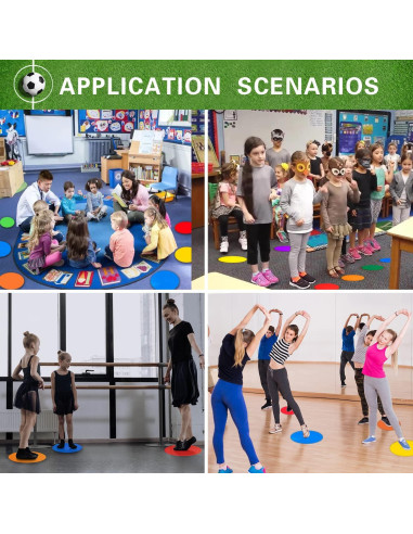 Marcadores de Agilidad PIKZH 18 Piezas 22.86 cm Antideslizantes