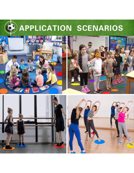 Marcadores de Agilidad PIKZH 18 Piezas 22.86 cm Antideslizantes