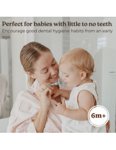 Cepillo de Dientes de Silicona Haakaa 360 - Bebés 6 Meses+ 2