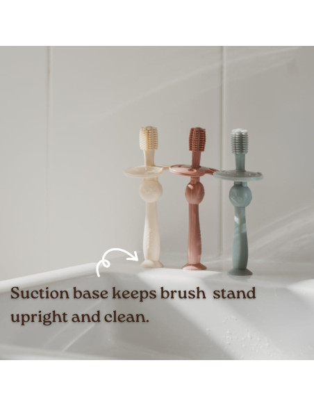 Cepillo de Dientes de Silicona Haakaa 360 - Bebés 6 Meses+