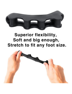 Separador de Dedos de Silicona Bestrice para Alivio de Juanetes 2