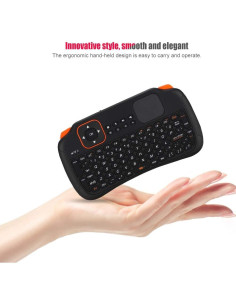 Mini Teclado QWERTY Yoidesu con Touchpad 2.4GHz Recargable 2