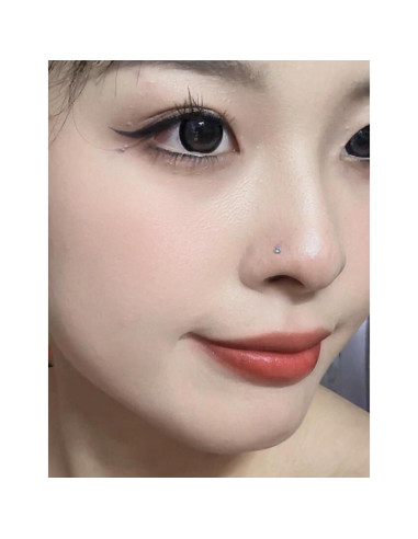 Anillos de Nariz Hipoalergénicos Yaalozei 16G 6-12mm 40 Pcs