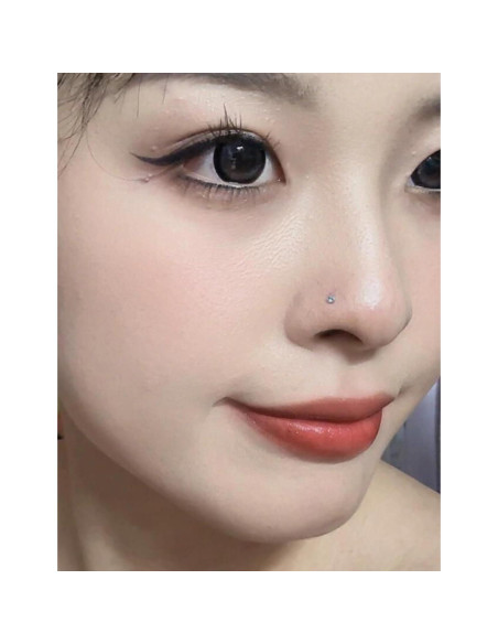 Anillos de Nariz Hipoalergénicos Yaalozei 16G 6-12mm 40 Pcs