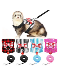 Conjunto Arnés y Correa Weewooday para Mascotas Pequeñas 4 Piezas