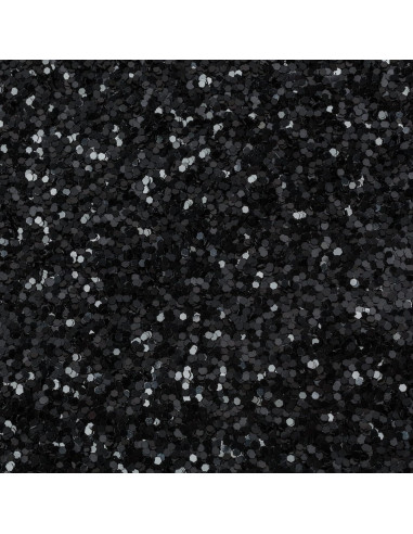 Glitter Negro Spectra 113.4 g - Cristales Hexagonales para Manualidades