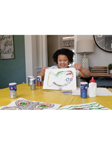 Glitter Negro Spectra 113.4 g - Cristales Hexagonales para Manualidades