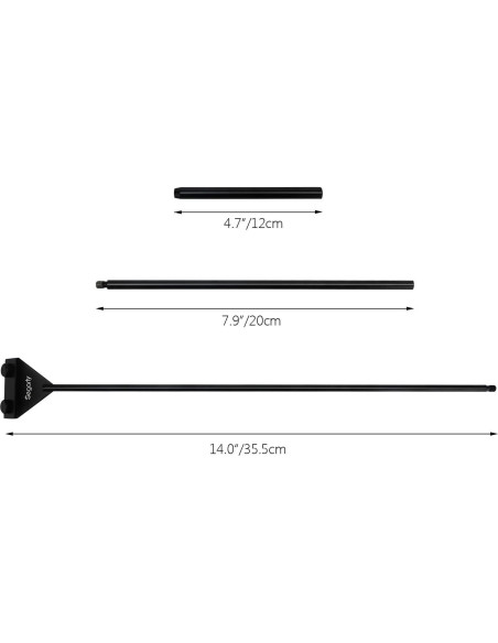 Raspador de Algas Segarty 67.3 cm Acero Inoxidable con 10 Cuchillas
