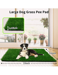 Alfombra de Césped Artificial para Perros 83.82 cm - PICK FOR LIFE 2