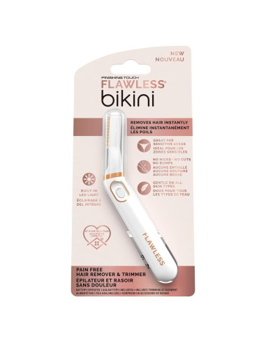 Afeitadora Eléctrica Flawless Bikini para Mujeres - Hipoalergénica