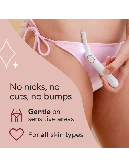 Afeitadora Eléctrica Flawless Bikini para Mujeres - Hipoalergénica
