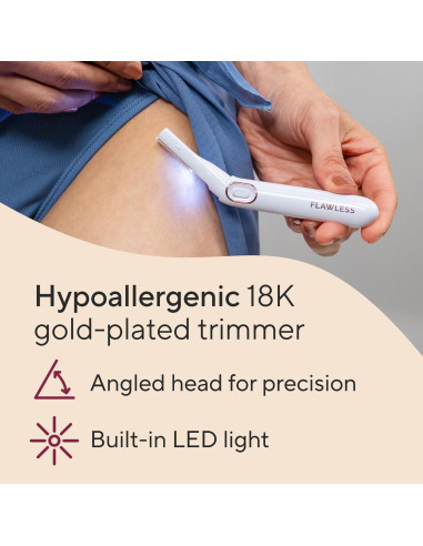 Afeitadora Eléctrica Flawless Bikini para Mujeres - Hipoalergénica