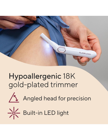 Afeitadora Eléctrica Flawless Bikini para Mujeres - Hipoalergénica