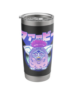 Vaso Térmico Furby 20 oz Acero Inoxidable Aislado Negro