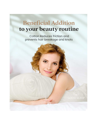 Juego de 4 Fundas de Almohada Queen Marfil 800 TC Algodón Egipcio