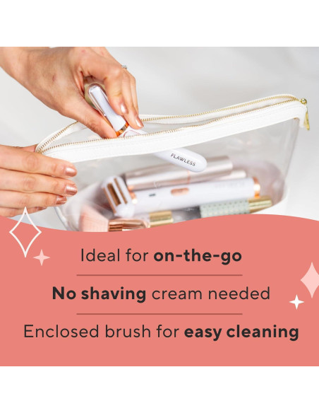 Afeitadora Eléctrica Flawless Bikini para Mujeres - Hipoalergénica