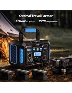 Estación de Energía Portátil Ruko R299 330W 288.6Wh 9 Puertos 2