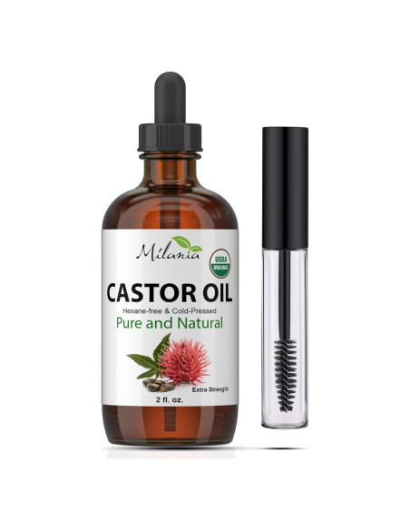 Aceite de Ricino Orgánico Milania 59 ml - Suero Hidratante Aceite de Ricino Orgánico Milania 59 ml - Suero Hidratante