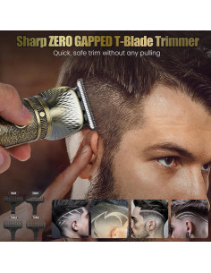 Recortadora de Barba Brightup 7 en 1 Inalámbrica con Pantalla LED 2