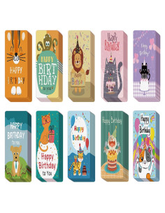 100 Marcadores de Cumpleaños emzrivo Multicolor 5x15 cm