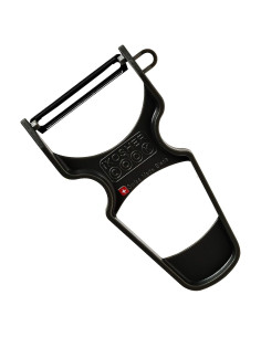 Pelador de Verduras Y The Kosher Cook - Acero Inoxidable Negro