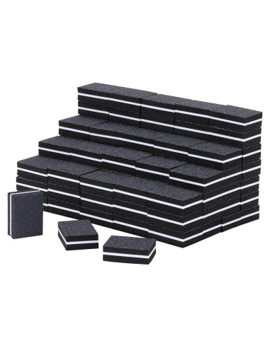 100 Pcs Mini Pulidores para Uñas 180/100 Grano acDesign