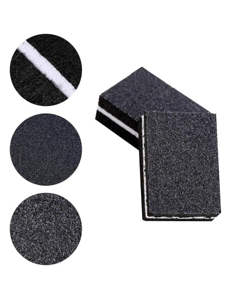 100 Pcs Mini Pulidores para Uñas 180/100 Grano acDesign