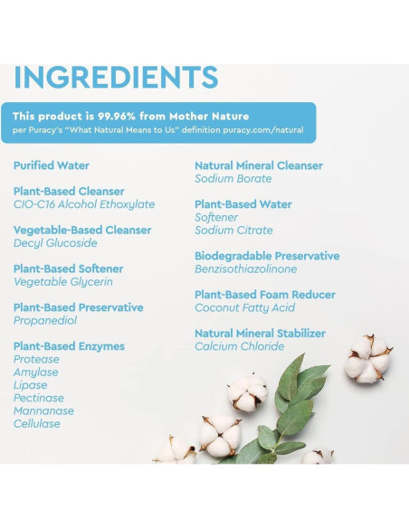 Removedor de Manchas Puracy para Ropa de Bebé 16 oz (0.45 kg)