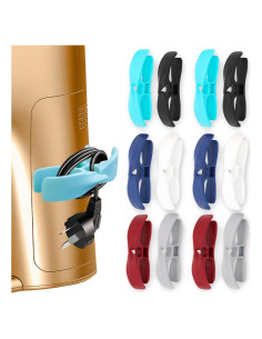 Organizador de Cables para Electrodomésticos de Cocina - IUULOB, 12 Paquete, 6 Colores