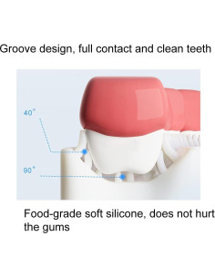 Cepillo de Dientes en Forma de U CLAIOL 2 Pcs Niños Azul 2