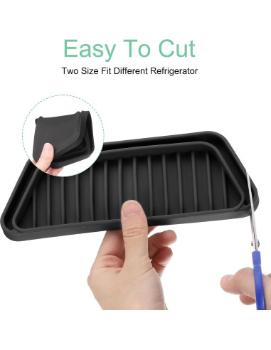 Bandeja de Goteo de Silicona uxcell para Refrigerador 20.83x9.91cm