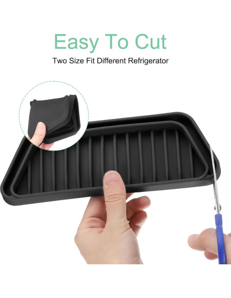 Bandeja de Goteo de Silicona uxcell para Refrigerador 20.83x9.91cm