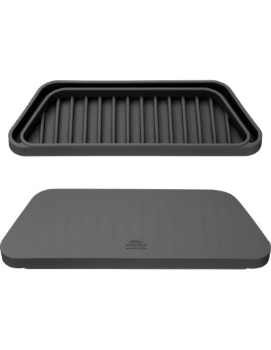 Bandeja de Goteo de Silicona uxcell para Refrigerador 20.83x9.91cm