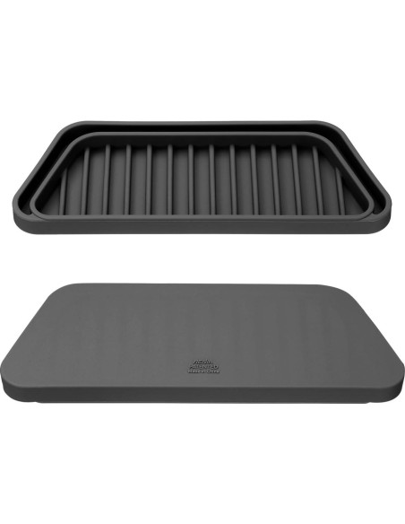 Bandeja de Goteo de Silicona uxcell para Refrigerador 20.83x9.91cm