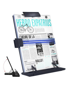 Soporte de Documentos Barelove Ajustable Metal Negro A4