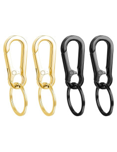 Paquete de 4 llaveros de metal WIVBRNK, organizadores de llaves